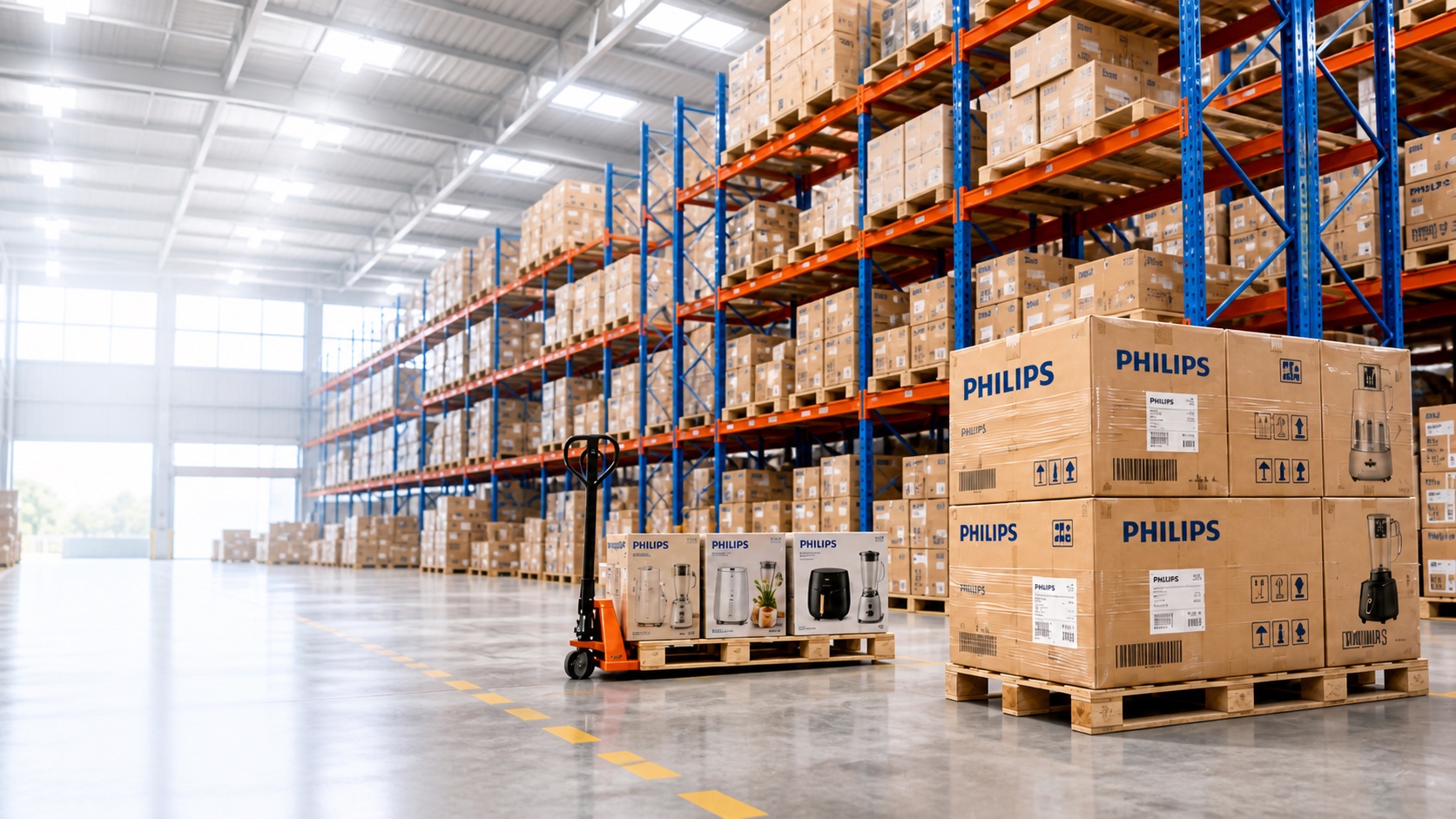 Branded small-appliance wholesale supply visual